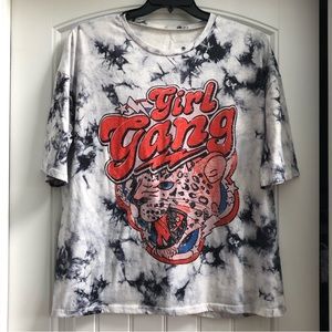 Girl Gang Tiger Oversized Shirt